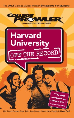 Stock image for Harvard University: Off the Record - College Prowler (College Prowler: Harvard University Off the Record) for sale by Good Buy 2 You LLC