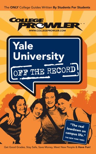 Stock image for Yale University - College Prowler Guide for sale by More Than Words