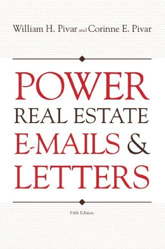 Beispielbild fr Power Real Estate E-Mails & Letters zum Verkauf von Wonder Book