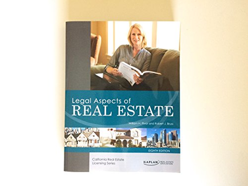 Imagen de archivo de Legal Aspects of Real Estate. 8th Edition a la venta por SecondSale