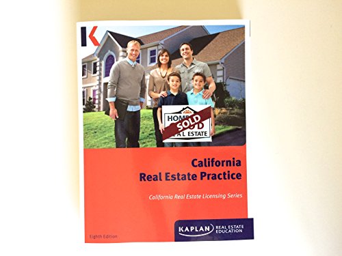 Stock image for California Real Estate Practice By Kaplan 8th Edition Licensing Series by Kaplan Real Estate Education (2014-05-03) for sale by HPB-Red
