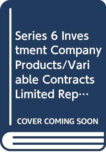 Imagen de archivo de Series 6 Investment Company Products/Variable Contracts Limited Representative Exam 5th Edition Revised a la venta por HPB-Red