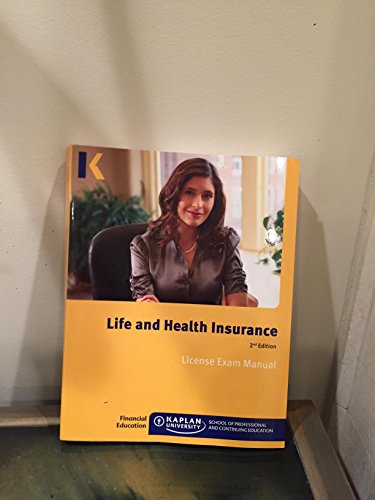 Beispielbild fr Life and Health Insurance License Exam Manual zum Verkauf von HPB-Red