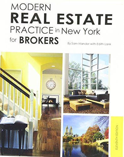 Imagen de archivo de Modern Real Estate Practice in New York for Brokers a la venta por ThriftBooks-Dallas