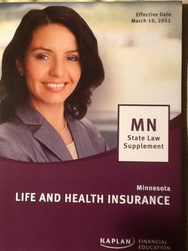 Stock image for Minnsota Life and Health Insurance (MN State Law Supplement) for sale by ThriftBooks-Dallas