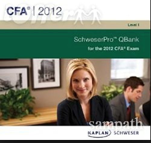 9781427736086: CFA 2012 Practice Exams for the CFA Exam (Level 1 Volume 1) Schweser