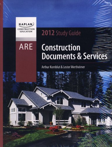 Stock image for Construction Documents & Services ARE 2012 Study Guide for sale by SecondSale