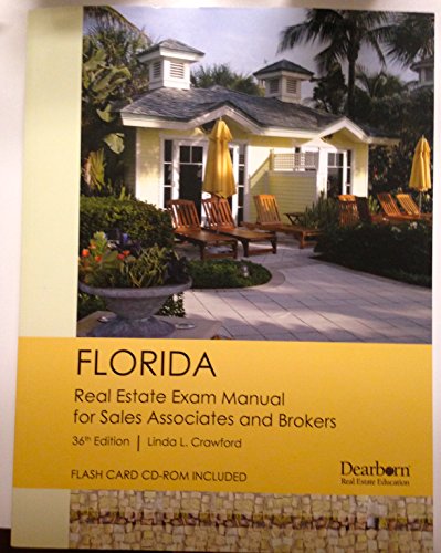 Imagen de archivo de Florida Real Estate Exam Manual for Sales Associates and Brokers 36th Edition By Linda L. Crawford a la venta por ThriftBooks-Dallas