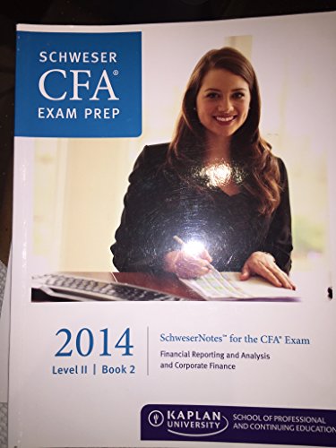 Beispielbild fr Schweser Cfa Exam Prep 2014 Level 2 Book 2 zum Verkauf von ThriftBooks-Dallas