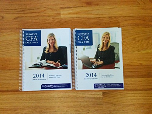 Beispielbild fr CFA Kaplan Schweser Exam Prep Level 3 2014 zum Verkauf von Open Books