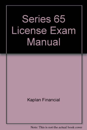 Beispielbild fr Series 65 License Exam Manual zum Verkauf von -OnTimeBooks-