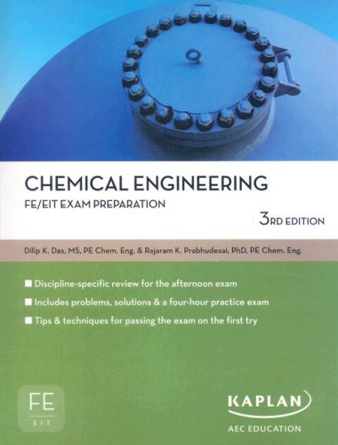 Beispielbild fr Chemical Engineering FE/EIT Exam Prep zum Verkauf von Books Unplugged