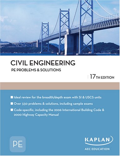 Stock image for Civil Engineering PE Problems & Solutions for sale by ThriftBooks-Atlanta