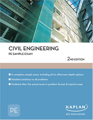 9781427761422: Civil Engineering PE Sample Exam (PE Exam Preparation)