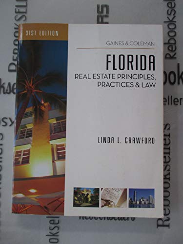 Beispielbild fr Florida Real Estate Principles, Practices & Law zum Verkauf von ThriftBooks-Atlanta