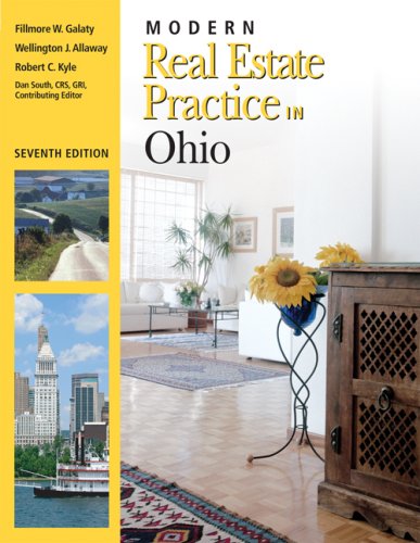 Beispielbild fr Modern Real Estate Practice in Ohio zum Verkauf von HPB-Red