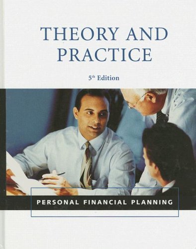 Beispielbild fr Personal Financial Planning Theory and Practice zum Verkauf von Better World Books