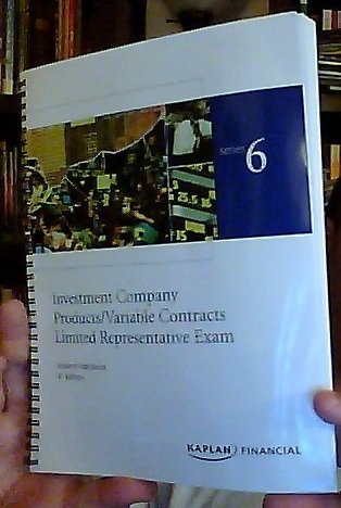 Investment Company Products/Variable Contracts Limited Representative Exam Student Notebook [4th edition - 2008] (9781427770233) by Kaplan Financial