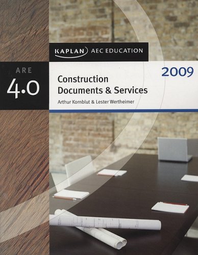 Beispielbild fr Construction Documents & Services 2009 zum Verkauf von dsmbooks