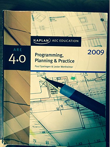 Imagen de archivo de Programming, Planning & Practice 2009 a la venta por HPB-Red