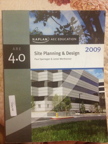 9781427770417: Site Planning & Design 2009