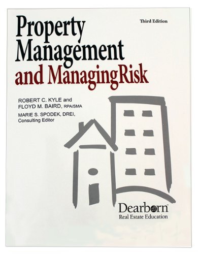Imagen de archivo de Property Management and Managing Risk a la venta por Better World Books