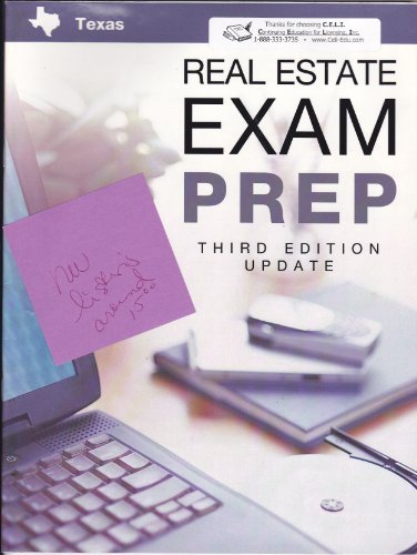 Beispielbild fr Real Estate Exam Prep zum Verkauf von Better World Books