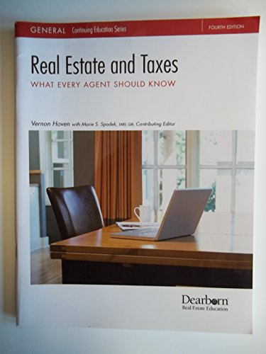Imagen de archivo de Real Estate And Taxes!: What Every Agent Should Know a la venta por HPB-Red
