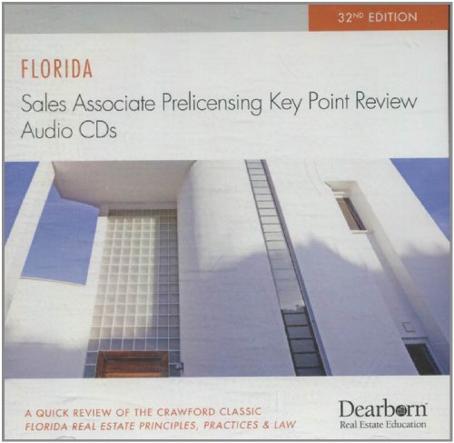 Florida Sales Associate Key Point Audio CD's, V32.0 (9781427781451) by Dearborn Real Estate Education
