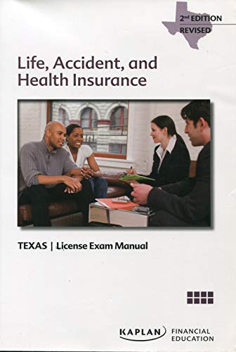 Beispielbild fr Texas Life, Accident & Health Insurance License Exam Manual zum Verkauf von HPB-Red