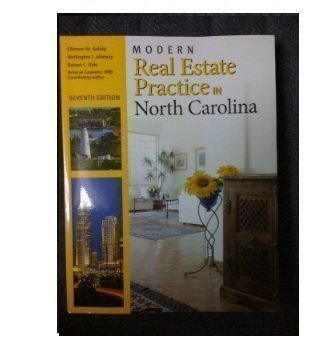 Beispielbild fr Modern Real Estate Practice in North Carolina zum Verkauf von BooksRun