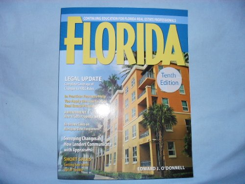 Stock image for Florida Continuing Education For Florida Real Estate Professionals (Tenth Edition) for sale by Redux Books