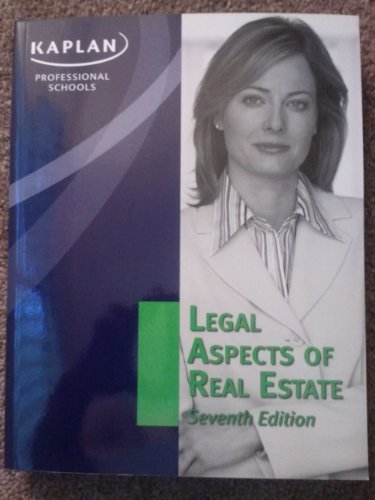 Stock image for Legal Aspects of Real Estate for sale by Better World Books