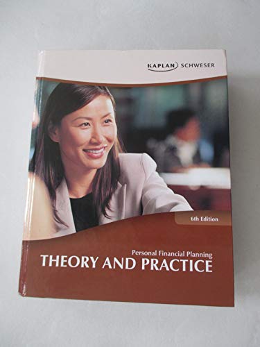 Stock image for Personal Financial Planning: Theory and Practice for sale by HPB-Red