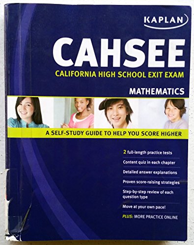 Stock image for Kaplan CAHSEE Mathematics : California High School Exit Exam for sale by Better World Books: West