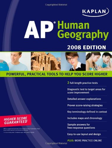 Imagen de archivo de Kaplan AP Human Geography, 2008 Edition a la venta por Booksavers of Virginia