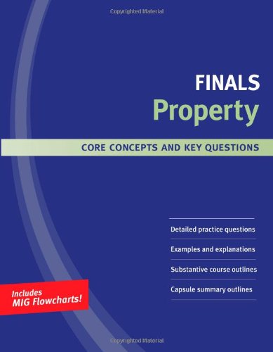 Beispielbild fr Kaplan PMBR FINALS: Property: Core Concepts and Key Questions zum Verkauf von HPB-Red