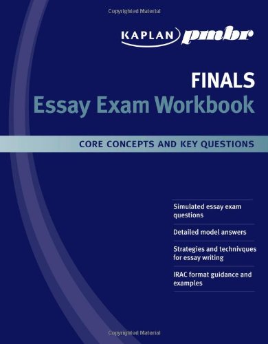 Stock image for Kaplan Pmbr Finals: Essay Exam Workbook for sale by ThriftBooks-Dallas