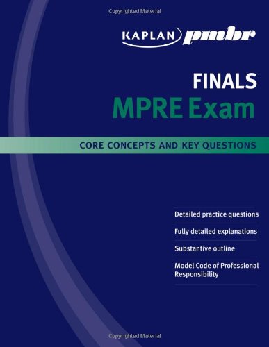 Stock image for Kaplan PMBR FINALS: MPRE Exam for sale by Half Price Books Inc.