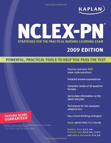 Beispielbild fr NCLEX-PN 2009 : Strategies for the Practical Nursing Licensing Exam zum Verkauf von Better World Books