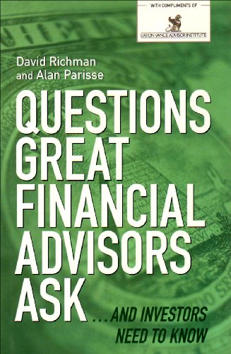 Stock image for Questions Great Financial Advisors Ask Custom Edition for sale by Irish Booksellers