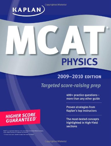 Stock image for Kaplan MCAT Physics 2009-2010 (Kaplan Mcat Physics Review) for sale by HPB Inc.