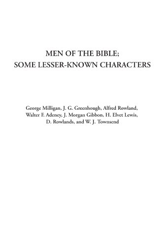 Imagen de archivo de Men of the Bible; Some Lesser-Known Characters a la venta por Revaluation Books