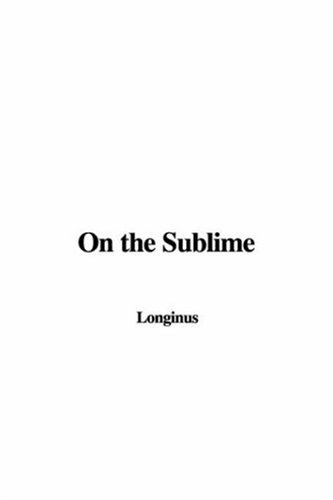 9781428016316: On the Sublime