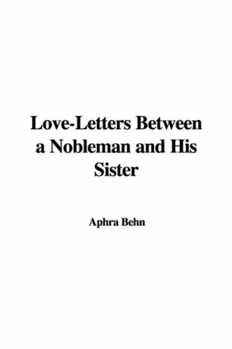 9781428071322: Love-Letters Between a Nobleman and His Sister