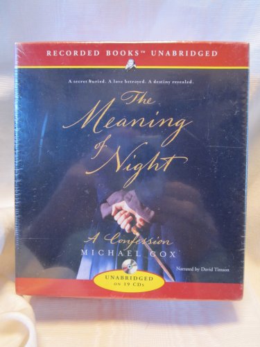 Stock image for The Meaning of Night: A Confession for sale by SecondSale