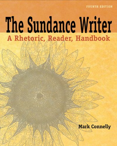 Stock image for The Sundance Writer: A Rhetoric, Reader, Handbook for sale by HPB-Red