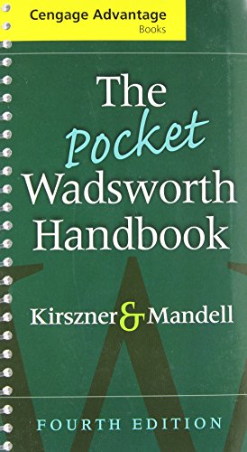 Imagen de archivo de Advantage Books: The Pocket Wadsworth Handbook (Kirszner and Mandell's) a la venta por BooksRun