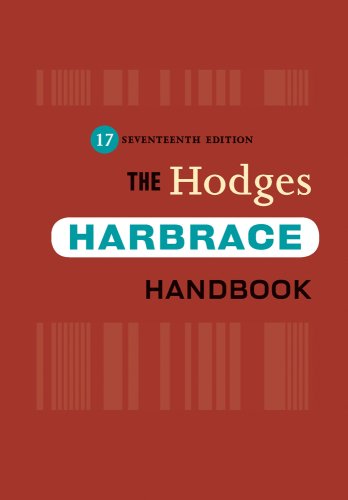 Hodgesâ€™ Harbrace Handbook, Preview Version (9781428230217) by Glenn, Cheryl; Gray, Loretta