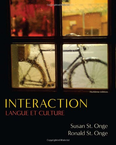 Imagen de archivo de Interaction: Langue et culture (Available Titles iLrn: Heinle Learning Center) a la venta por Wonder Book